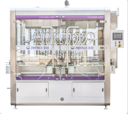 Automatyczna wolumetryczna maszyna do napełniania płynem tłokowym Wypełniacz tłokowy o wysokiej lepkości 50-1000 ml