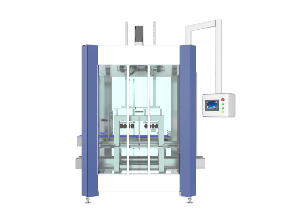 4-8 obudowy/min Automatyczna maszyna do pakowania podwójnej rzędy KZ-2D 380V 50Hz/4KW