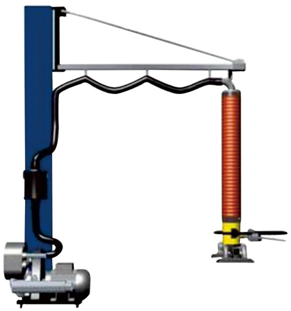 EMLH1202550 System podnoszenia próżniowego 2800mm*270° Obszar pracy w sektorze z kolei ze stopu aluminium