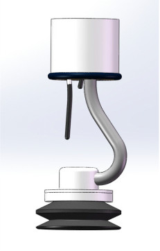 EMLH1202550 System podnoszenia próżniowego 2800mm*270° Obszar pracy w sektorze z kolei ze stopu aluminium