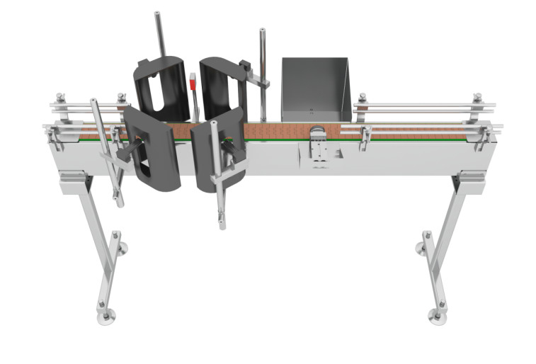 20 butelek/min maszyna do etykietowania butelek okrągłych Inkjet Coding Bottle Cap Visual Inspection System