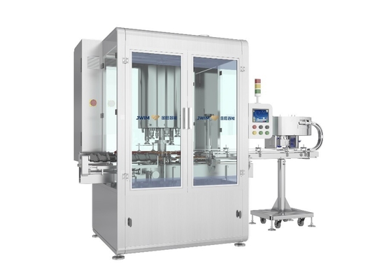 PLC Obrotowa automatyczna maszyna do zakręcania 6 głowic 50ML-1000ML 6500 BPH Automatyczna