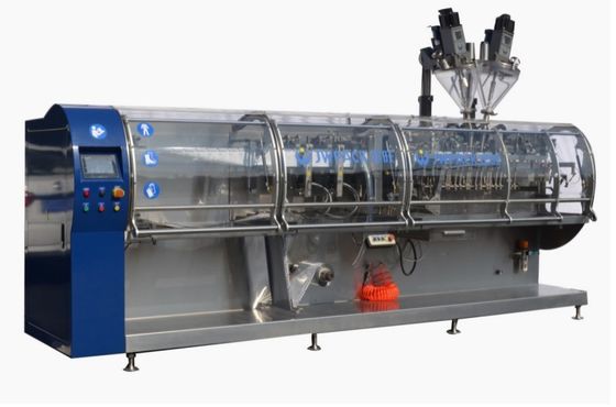 5-200g w pełni automatyczne poziome maszyny pakujące 60 torebek min