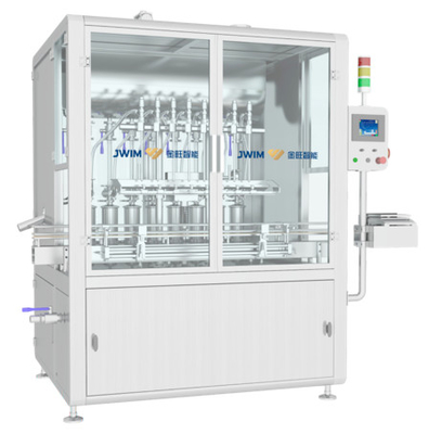 Maszyna do napełniania tłoków ramowych SS304 8 głowic 80 ml-1 l z systemem sterowania Schneider